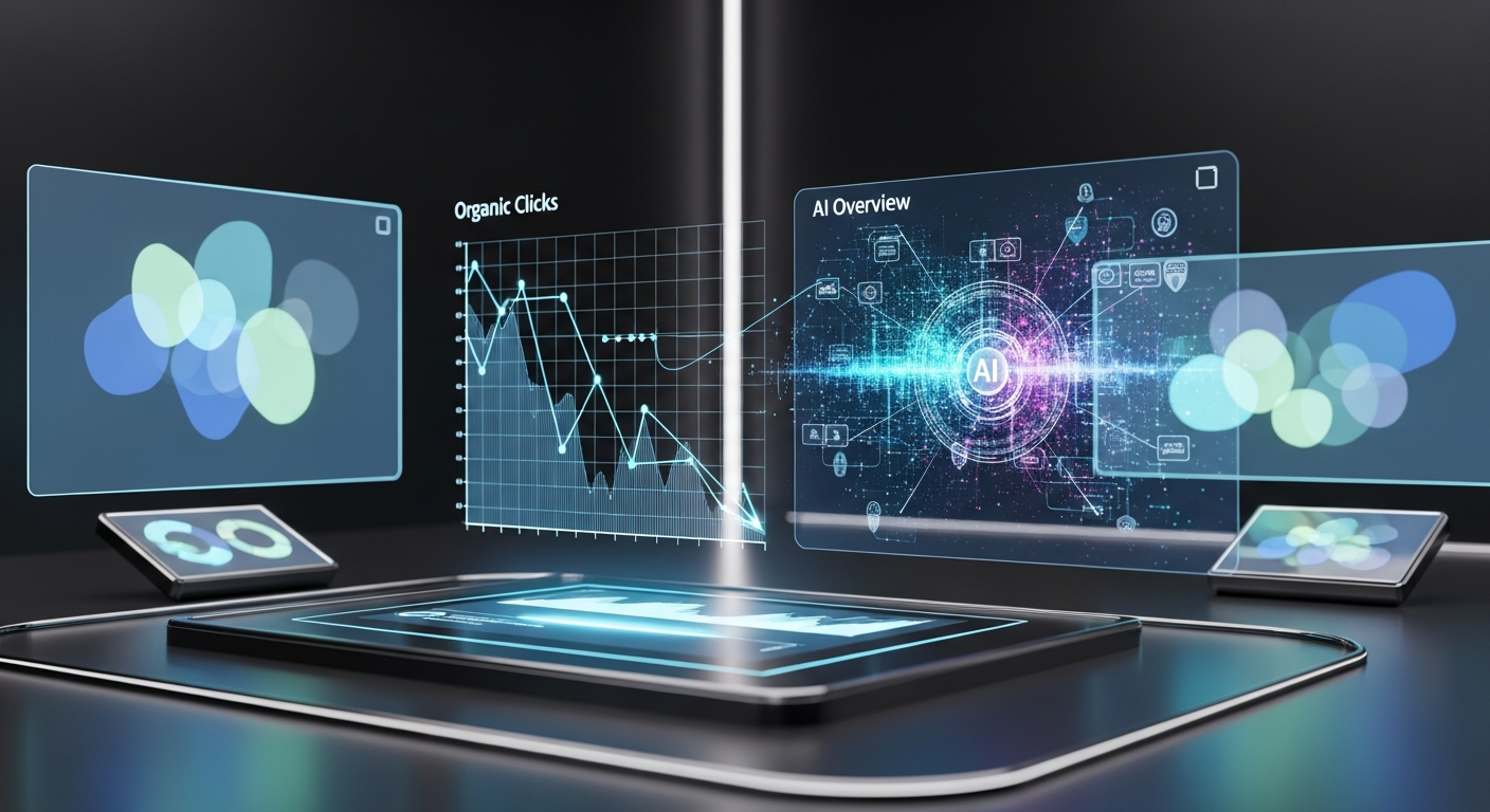 Nauji duomenys rodo, kad AI apžvalgos sumažina organinių paspaudimų skaičių 58 %.