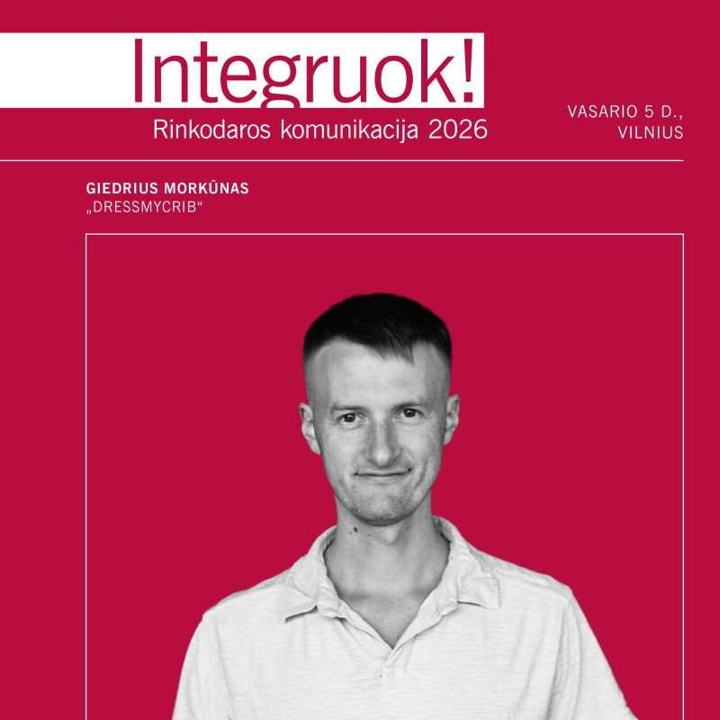 KAIP PASIEKTI, KAD JŪSŲ PREKĖS ŽENKLAS BŪTŲ MINIMAS AI ATSAKYMUOSE (Įžvalgos iš konferencijos „Integruok! 2026“)